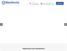 Tablet Screenshot of manuservice.com.br